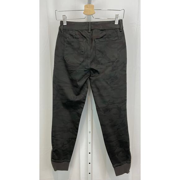 NWT EVEREVE Size 25 Julia Utility Jogger Pants Zip Ankle Camouflage Midnight - Picture 2 of 10